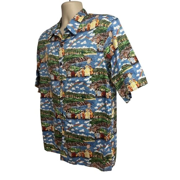 Reyn Spooner Guy Buffet Mens Vintage Hawaiian Button Up Shirt Medium Hawaii USA - Picture 3 of 7